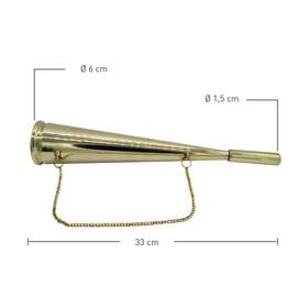 Sprenger Straight Horn Brass