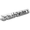 Turbo Emblem Sign Chrome Lettering 3D Logo Car Sticker Tuning