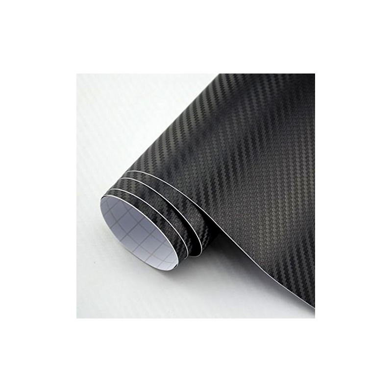 DIYAH 3D Black Carbon Fiber Film Twill Weave Vinyl 72"