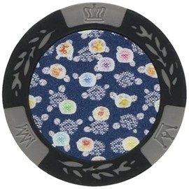 Casino Chip Marker Japanese Pattern C Gray MK0136