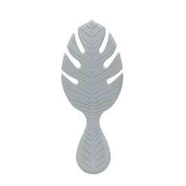 Wet Brush Go Green Mini desenredante, color gris – Cepillo desenredante para el cabello de viaje – cerdas IntelliFlex ultrasuaves que se deslizan a tr