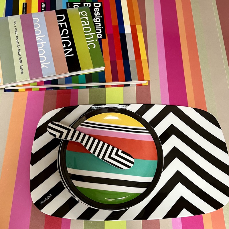 French Bull Melamine Assorted Plates-6 Piece Set -Melamine Dinnerware-Platter, Serving,