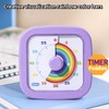 Kids Visual Timer Cute Rainbow - 60 Minute Countdown Timer