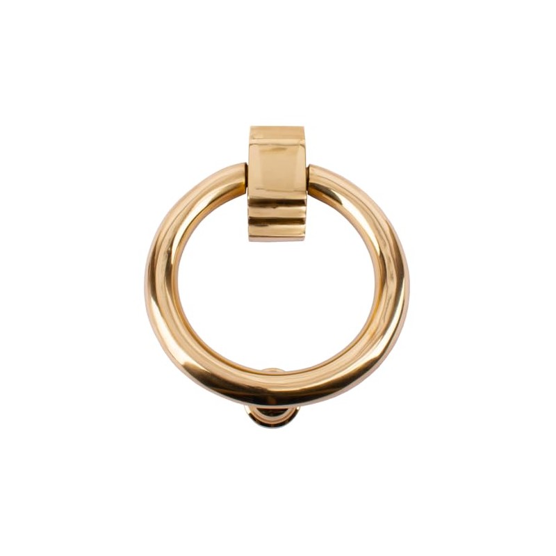 Dart Ring Cast Brass Door Knocker 118mm x 101mm -