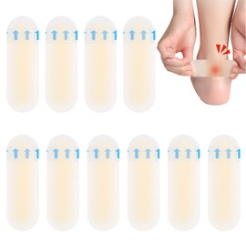 iLamvie 10 Pcs Anti Blister Stick,2 * 6cm,Blister Plasters,Hydrocolloid Foot Bandages Foot Blister Pads for Forefoot, Fingers,Toes,Heel Blister Prevention