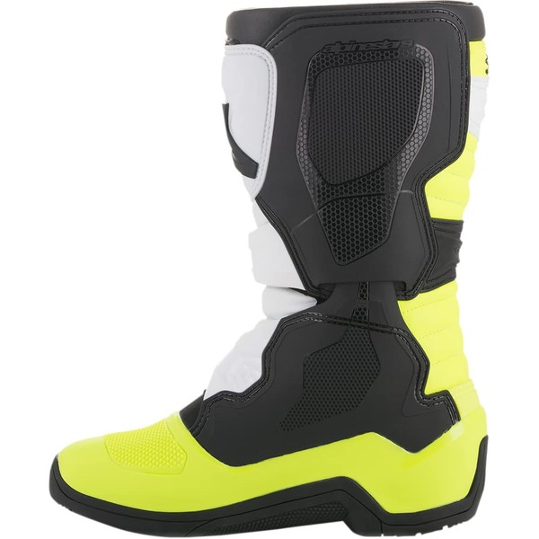 Alpinestars Youth Tech 3S Boots-Black/White/Yellow Flo-Y2