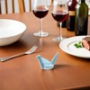 HINTRMENT 6pcs Chopsticks Rack Chopsticks Rest Crane Paper Crane Shaped
