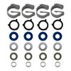 New 4 Set New Fuel Injectors Seals Repair Kit 06H998907A