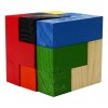 Vaga Cubo Soma Didactico De Madera Colores 6 Cm