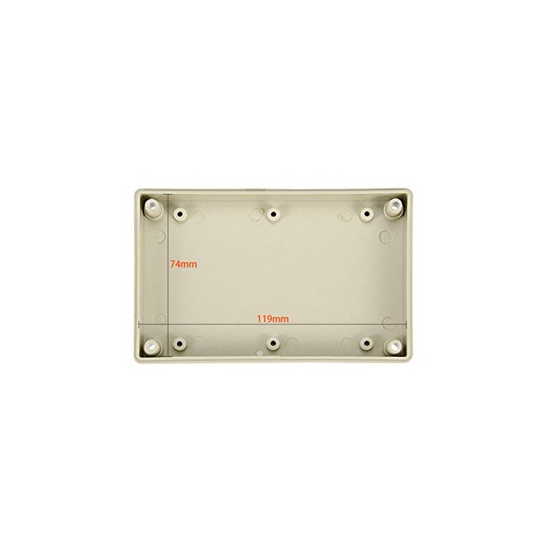 Sourcing Map Pack of 10 Electronic DIY Junction Box Plastic