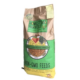 Homestead Harvest Non-GMO Turkey & Game Bird Starter 28% for Growing Turkeys, Quail, Peacocks, Guineas, Pigeons, and Pheasants - 40 lb