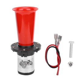 KIMISS 12 V Vintage Ooga Ahooga Classical Car Horn for Model Antique Old Style 110 dB Red OOGA Air Horn Antique Ahooga Vintage Classic Old Style School Car Air Horn
