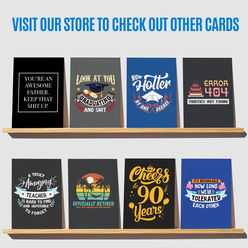 Funny and Inspirational card for her | Awesome congratulatory card