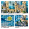 TG BLOCKS Micro Brick Magic Castle Building Set: 3D Wall