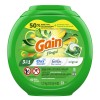 Gain Original Scent Laundry Detergent Pacs with OxiBoost Febreze 60