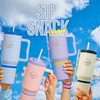 Sip N’ Snack Dual Compartment Stainless Steel Water Bottle –