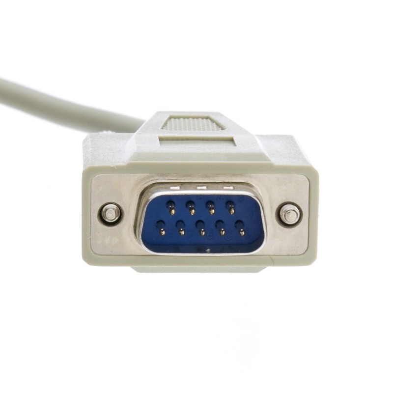 CableWholesale 6-Feet Molded DB9 Male/DB25 Male, 9C, (10D1-02106)