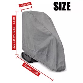 Cahuczlhoz *Full Cover* For Mini Excavators Outdoor Waterproof UV Snow Dust Rain Resistant