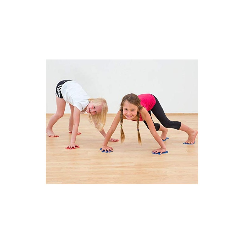 Betzold Sports Floor Markers Hands & Feet 8-Piece Set -