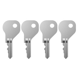 4 Pack 62462 Magna Latch Replacement Keys for Yard, Garden, and Pool Gate Safety Latches Compatible with D&D MagnaLatch Series 2 (Old Style) & LokkLatch Downward-Facing Keyhole
