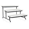 Elama Porcelain 3 Tier Rectangular Serveware Set (ELM-213)