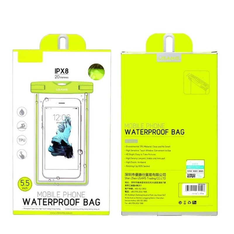 DFV mobile - Case with Armband Protective Beach Underwater Waterproof