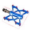 PLATTBK Bike Pedals 9/16" Aluminum Alloy 3 Bearing Non-Slip Lightweight