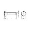 M6 (6mm x 35mm) Hex Set Screw (Fully Threaded Bolt)