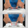 Resin Toilet Seat, Round Soft Close Quick Release 3D Effects