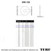 TERF® M5 Form A Flat Washer M5 (5mm) Inside Diameter