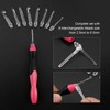 Professional 9 in 1 Led Light Up Crochet Hooks Knitting