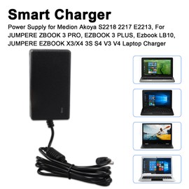 MXJFYY 12V 3A Laptop Charger for Jumper EZpad 6 Pro EZbook X3 S4 X4 3Pro 3S 3L S4 S5 V3 V4 A5 & Medion Akoya E2291 Lapbook A90+B Pro & Teclast F5 F6 F15 F7 & Chuwi CoreBook Pro 13