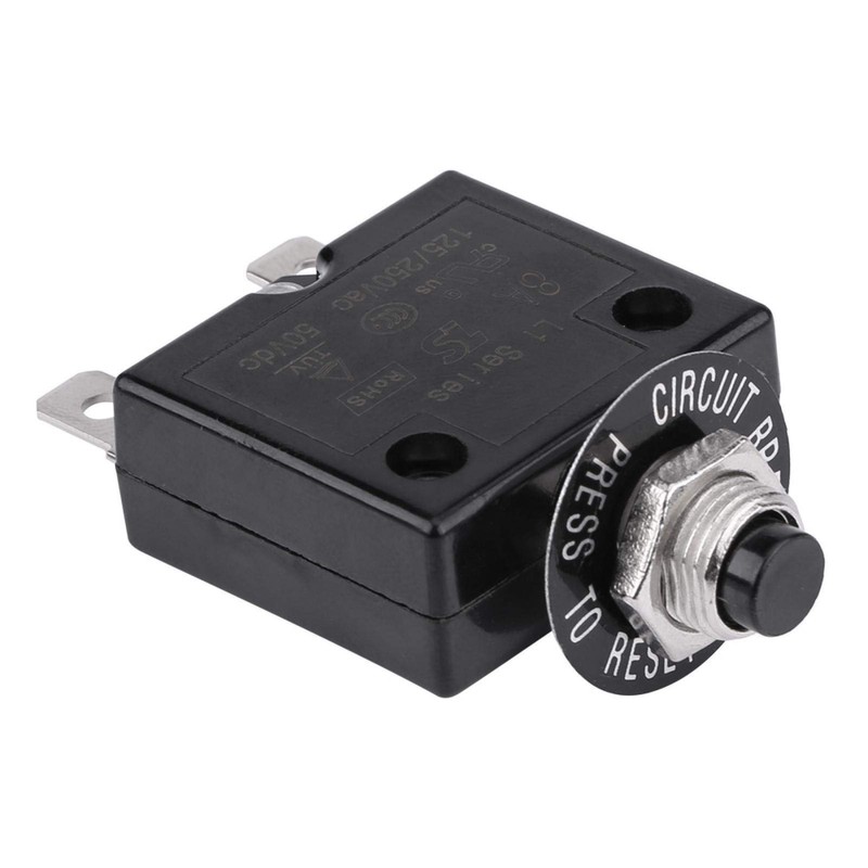 Circuit Breaker, Fydun Manual Reset Thermal Switch, Overcurrent Overload Protection