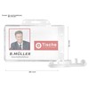 10 x Karteo Hard Plastic Pocket Wallet Identity ID Card