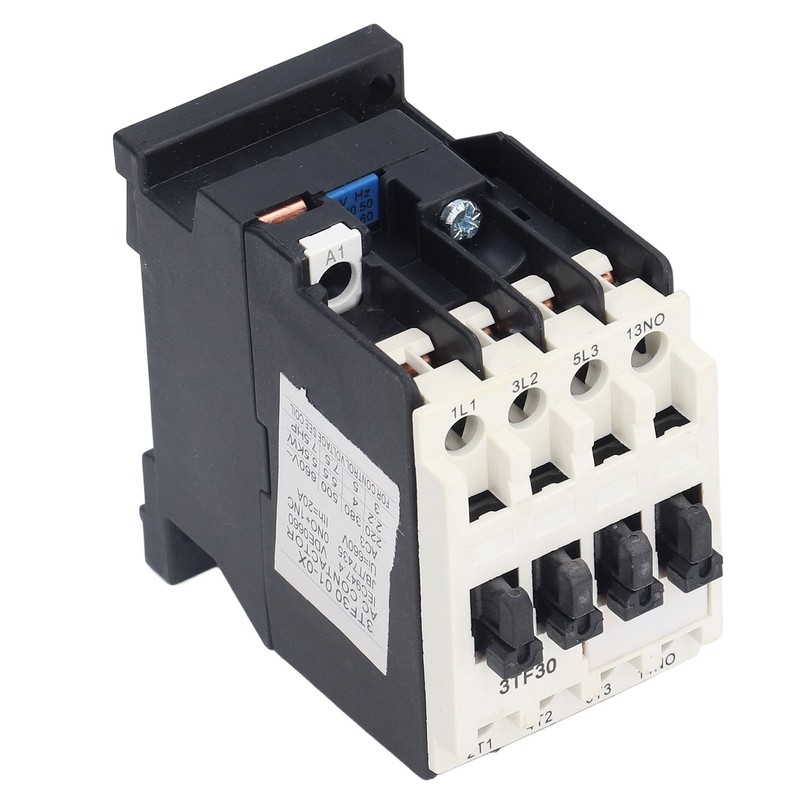 AC Contactor DIN Rail Mount Circuit Control Contactor 50Hz 9A