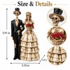 Skeleton Couple Statue for Gothic Home Decor – Resin Bride