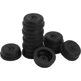 Myuiao 10 Pcs Black Aquarium Air Pump Diaphragm, Aquarium Diaphragm Air Pump Accessories EPDM Rubber Oxygen Pump Replacement Parts for Aquarium Fishing Oxygen Pump,Aquarium Pumps and Filters