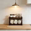 2-Tier Cup Holder Kitchen Shelf Coffee Cup Holder for Worktop