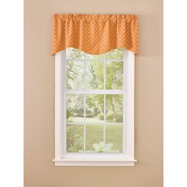 Park Designs Cameron Wave Lined Valance, 58" x 18"