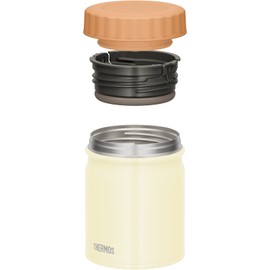 Thermos JBT-401 CRW Vacuum Insulated Soup Jar, Cream White, 13.5 fl oz (400 ml)