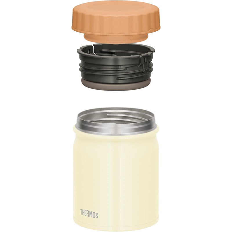 Thermos JBT-401 CRW Vacuum Insulated Soup Jar, Cream White, 13.5