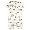 Hudson Baby Unisex Baby Cotton Rompers, Desert Animals, 6-9 Months