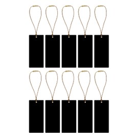 10pcs Mini Chalkboard Bottle Keeper Bottle Tag Plates Solid | Size: 67x30mm | Thickness: 2mm | Made in Japan