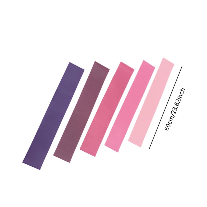 Dickly 5x Exercise Resistance Tapes Elastic Loop Bands Training for