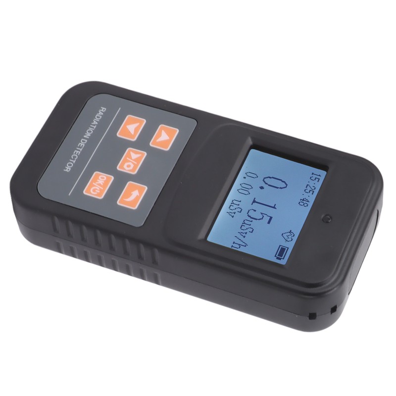 Nuclear Radiation Detector Professional High Accuracy 0.1μSv‑10mSv Rechargeable Handheld Geiger