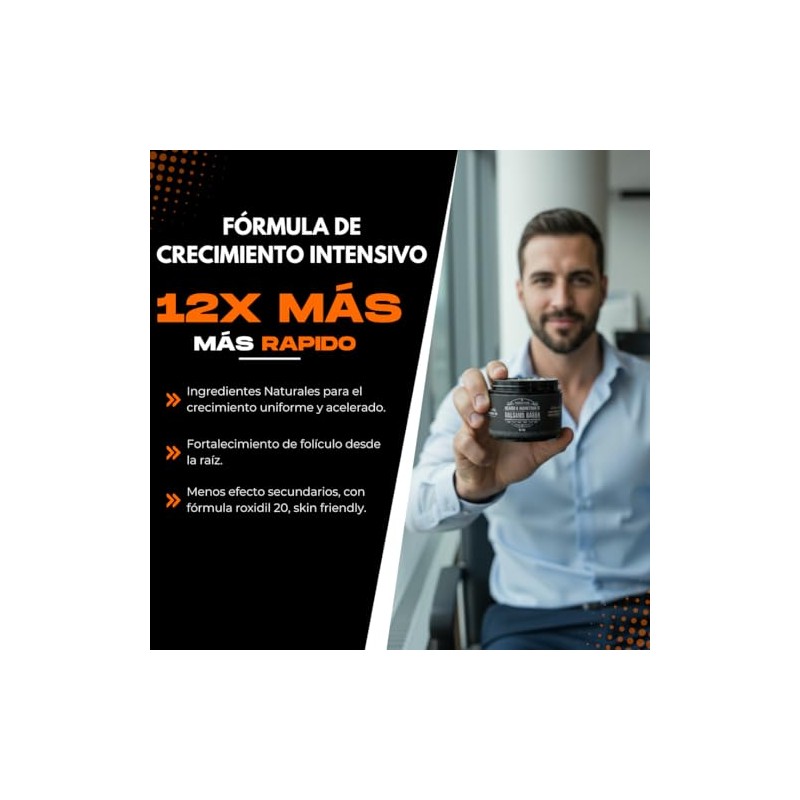 Kit Tratamiento 3 Meses para Barba Escasa y con Huecos