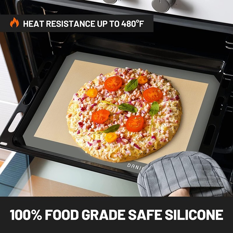 Baking Mat, 26" x 16" Large Silicone Non-slip Baking Pastry