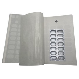 2 Week/ 14 Day Cold Seal Medication Pill Blister Cards, Disposable Easy to Use Unit Dose Pill Organizer for Summer Camps, Nursing Homes, Weekend Getaways and Caregivers (12 Pack)