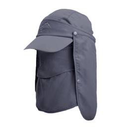EVD-X Gorra Deportiva Máxima Protección de la Intemperie Actividades al Aire Libre Ajustable Secado Rápido Sol Sombrero Gorra Hombre y Mujer Beisbol Caminata Pesca Golf Senderismo 4x4 (X-5784)