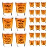 Kolewo4ever 24 Pieces Funny Friends Shot Glasses Funny Friends Shot